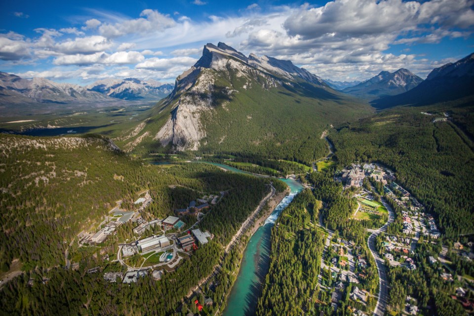 Banff Centre Aerial View